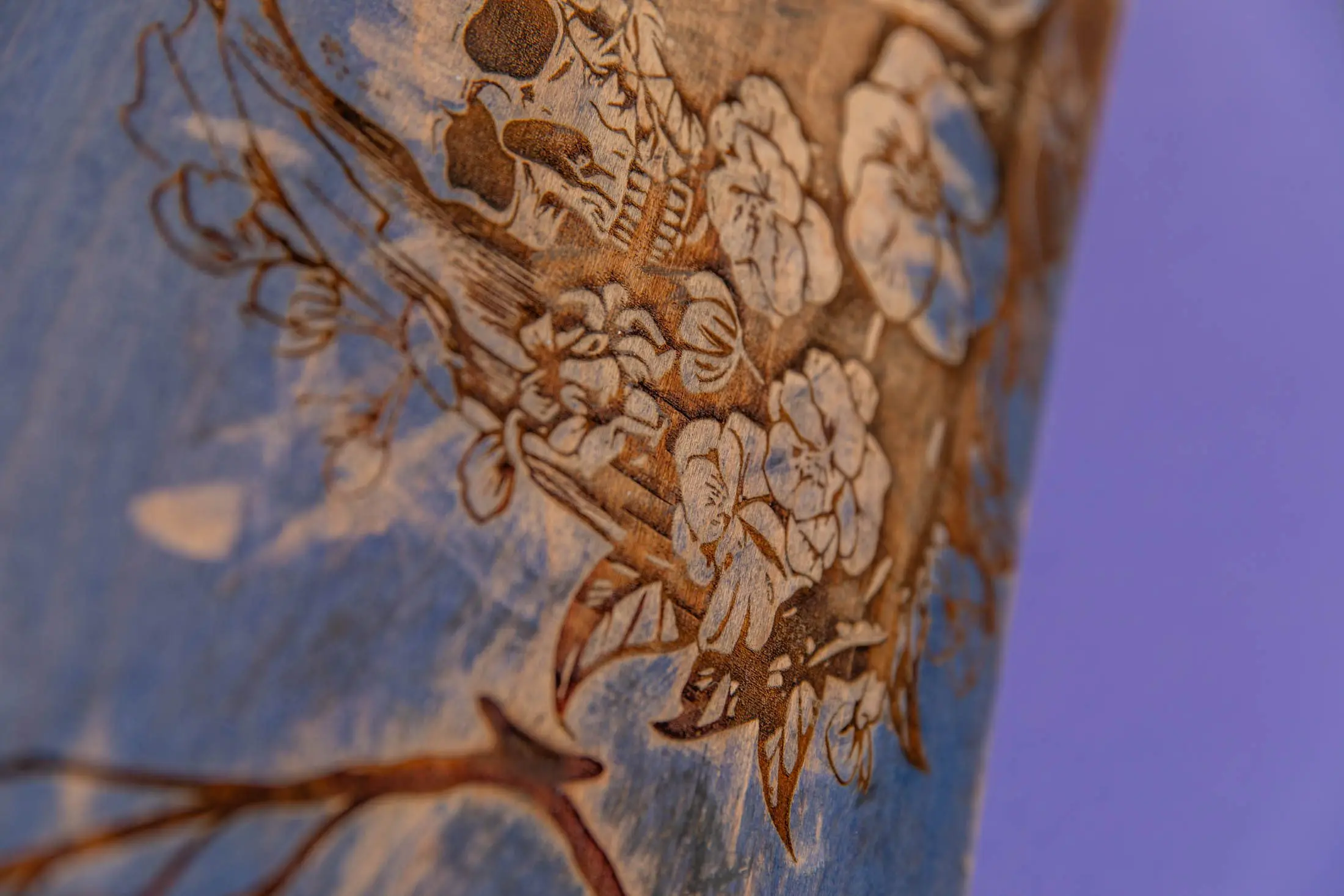 Tattoo art with skull and flowers.